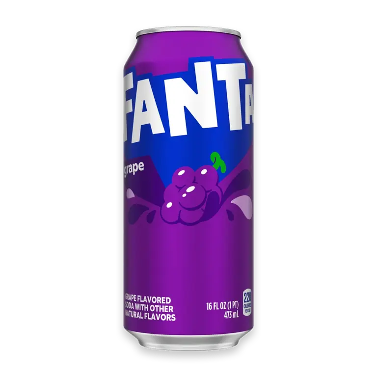 Grape Soda Can, 16 fl oz