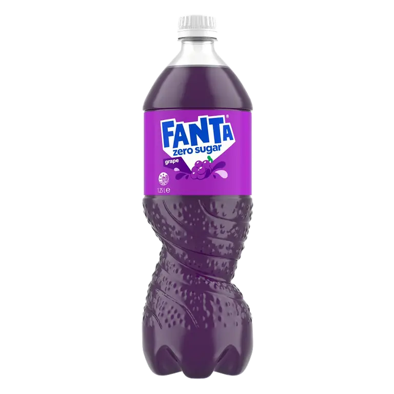Grape Zero Sugar Soft Drink Bottle