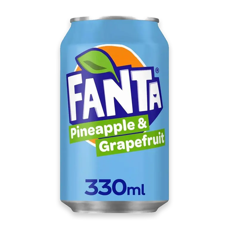 Pineapple & Grapefruit Soft Drink Can