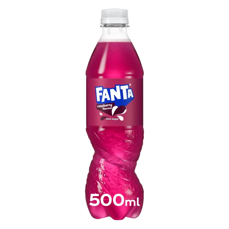 Fanta Raspberry Zero 500ml Bottle