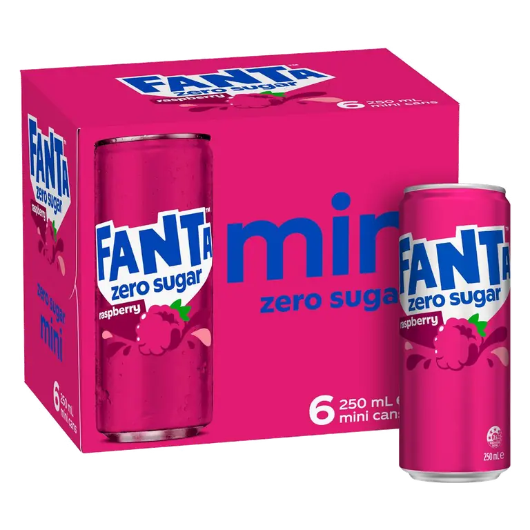 Raspberry Zero Sugar Soft Drink Mini Cans