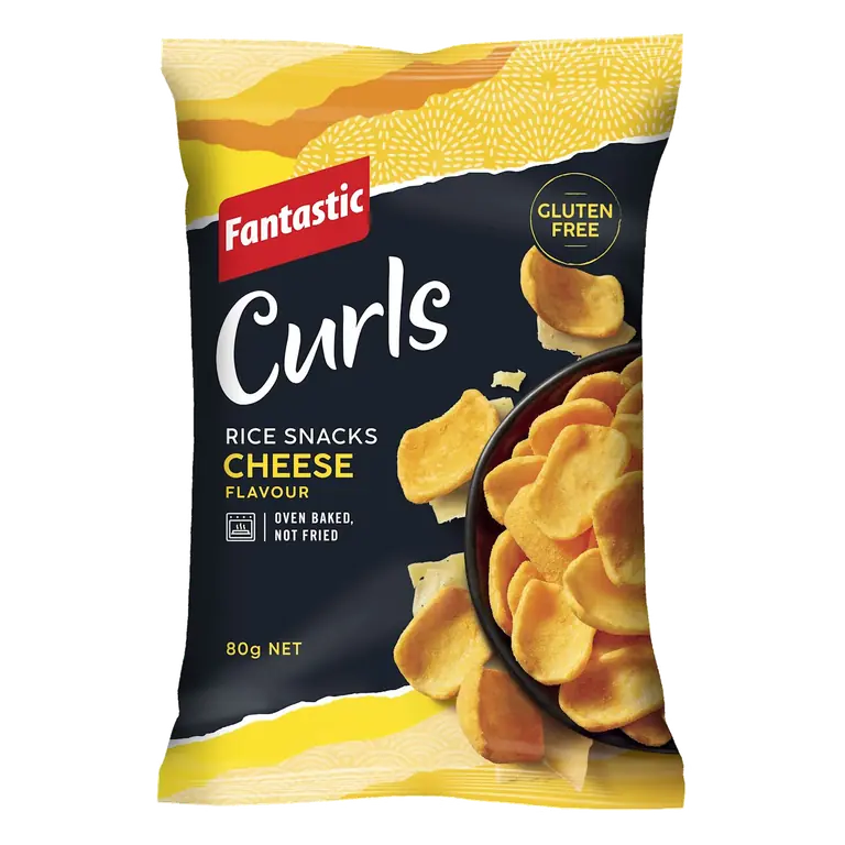 Delites Curls Rice Snacks Cheese