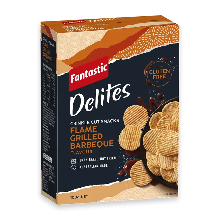 Delites Snacks Flame Grilled BBQ