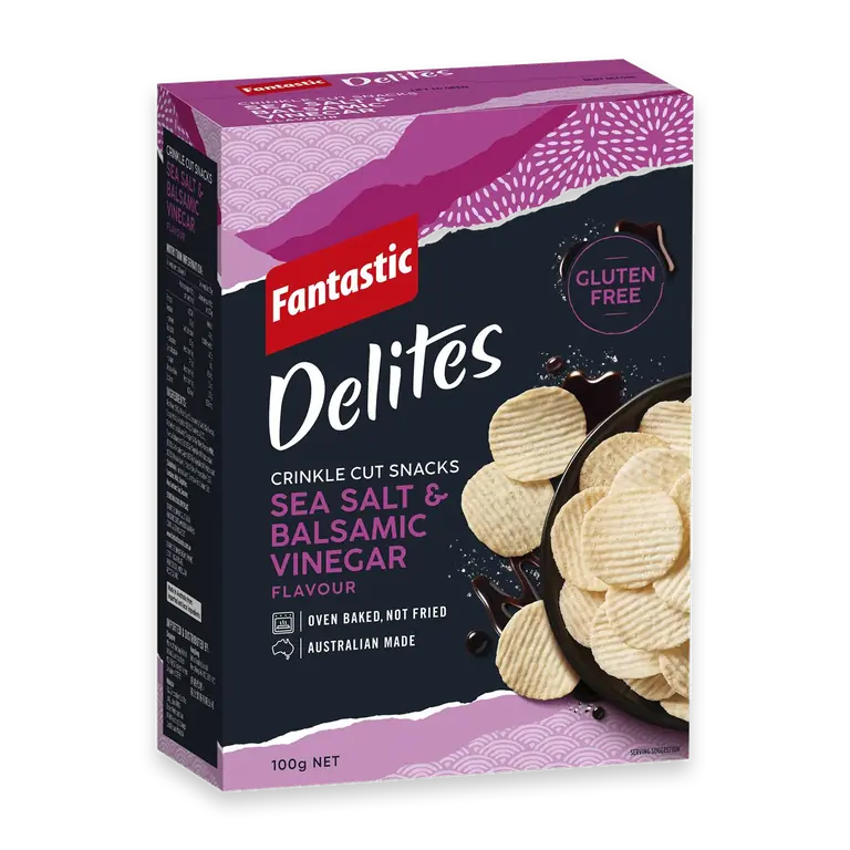 Delites Snacks Sea Salt & Balsamic Vinegar