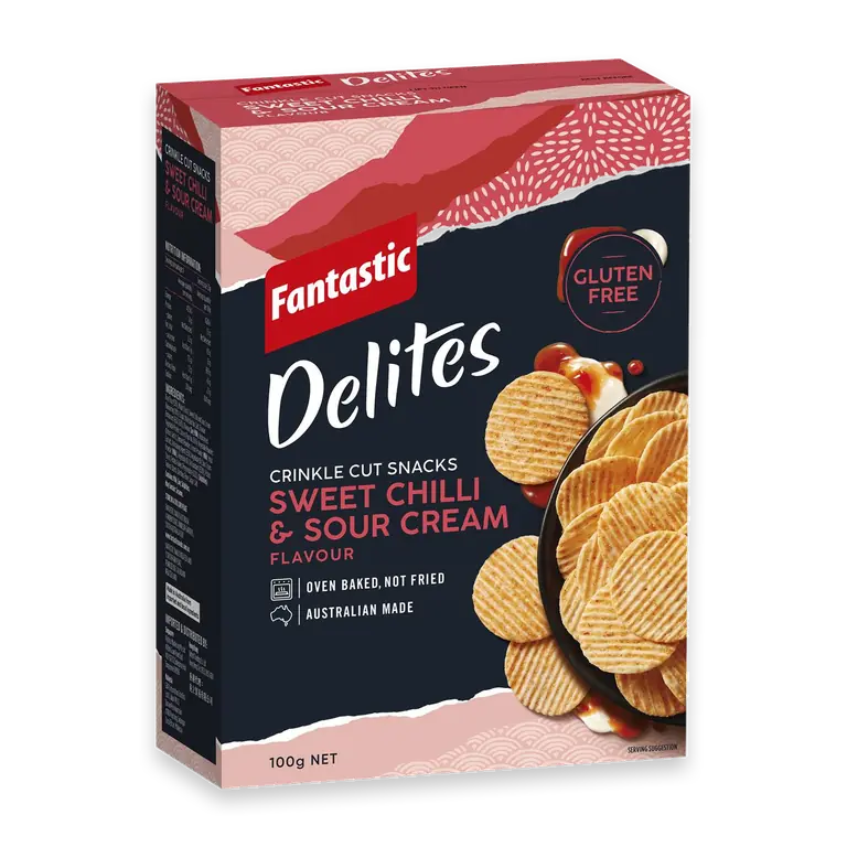 Delites Snacks Sweet Chilli & Sour Cream