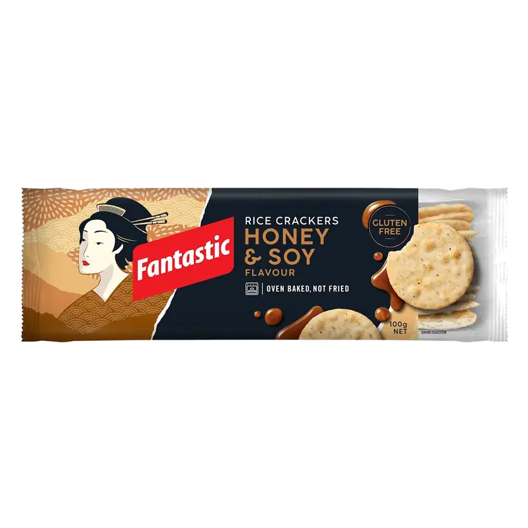 Rice Crackers Honey & Soy