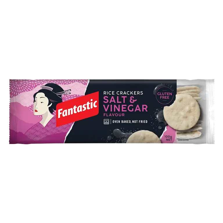 Rice Crackers Salt & Vinegar