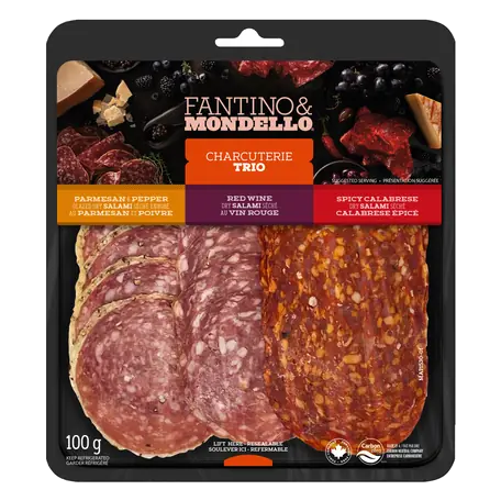 Sliced Salami Charcuterie Meat Trio 100 g