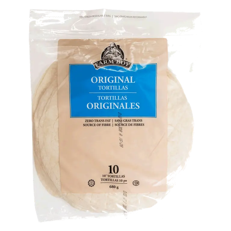 Farm Boy™ 10″ Original Wheat Tortillas (680 g)