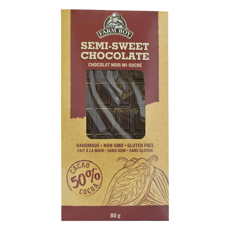 Farm Boy™ 50% Cacao Semi-Sweet Chocolate Bar (80 g)