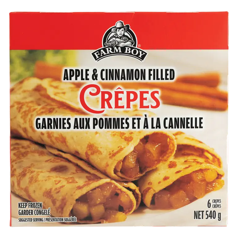 Farm Boy™ Apple & Cinnamon Filled Frozen Crepes (540 g)