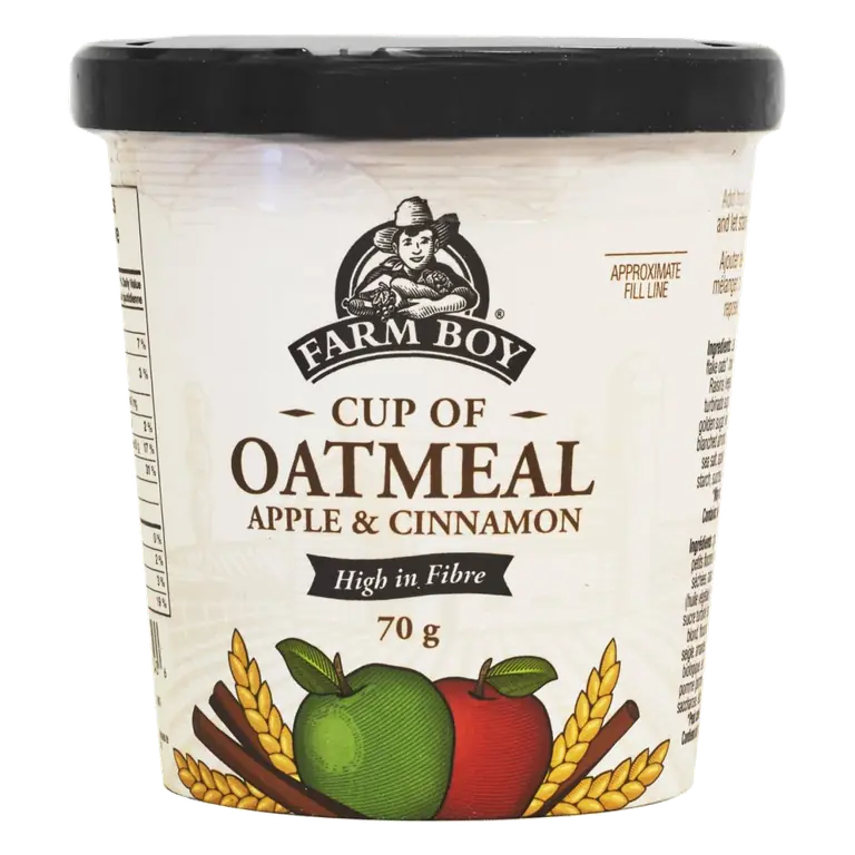 Farm Boy™ Apple Cinnamon Instant Oatmeal (70 g)
