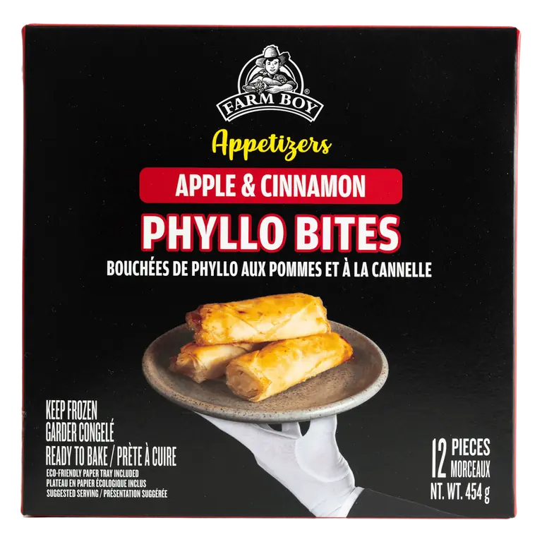 Farm Boy™ Apple & Cinnamon Phyllo Bites Frozen Appetizer (454 g)