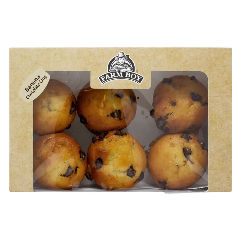 Farm Boy™ Banana Chocolate Chip Muffin (6 per package)