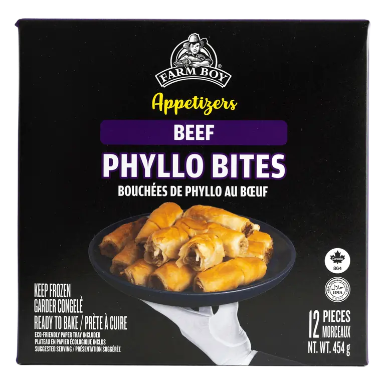 Farm Boy™ Beef Phyllo Bites Frozen Appetizer (454 g)