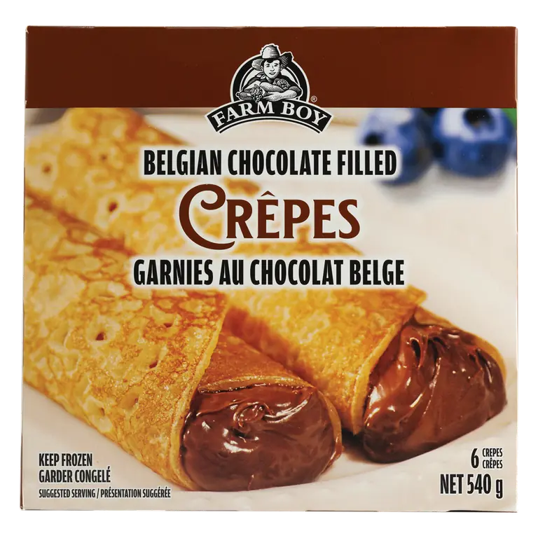 Farm Boy™ Belgian Chocolate Filled Frozen Crepes (540 g)