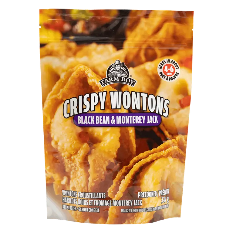 Farm Boy™ Black Bean & Monterey Jack Crispy Wontons (320 g)