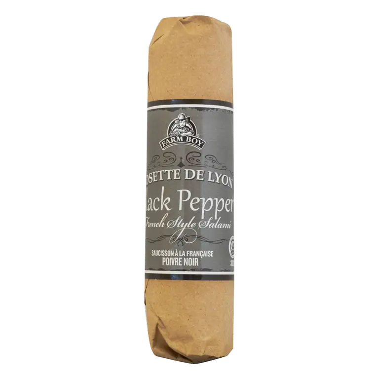 Farm Boy™ Black Pepper Rosette De Lyon Dry Cured Sausage (300 g)