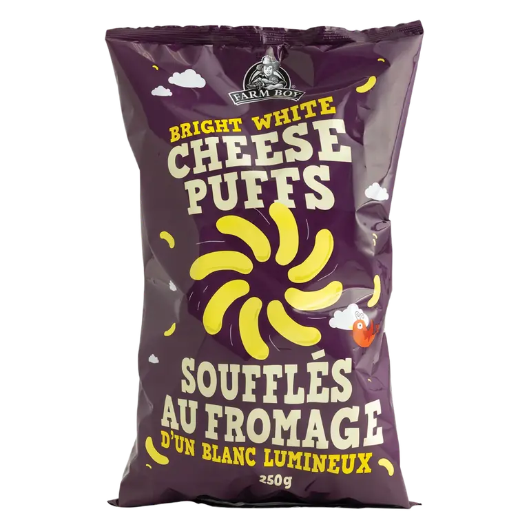 Farm Boy™ Bright White Cheese Puffs Puffed Snacks (250 g)