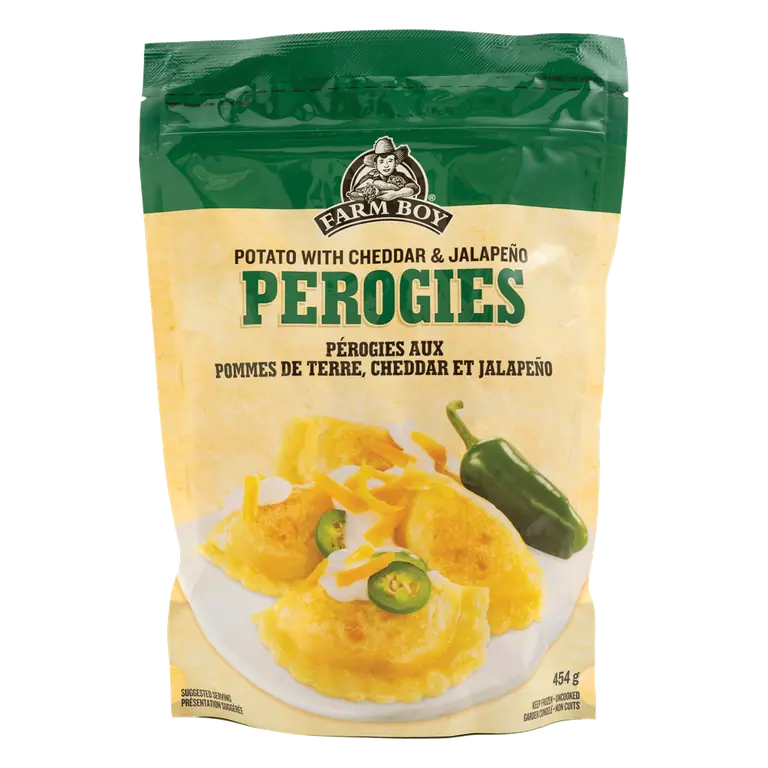 Farm Boy™ Cheddar & Jalapeño Frozen Perogies (454 g)