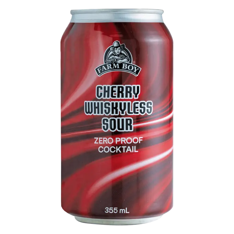 Farm Boy™ Cherry Whiskyless Sour Zero Proof Cocktail (355 ml)