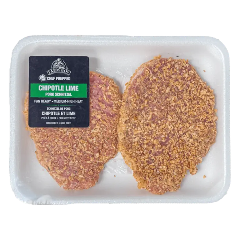 Farm Boy™ Chipotle Lime Pork Schnitzel (2 per package)