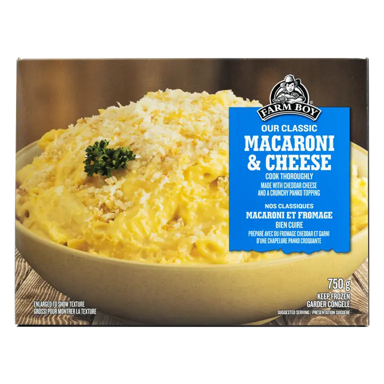 Farm Boy™ Classic Macaroni & Cheese Frozen Entrée (750 g)