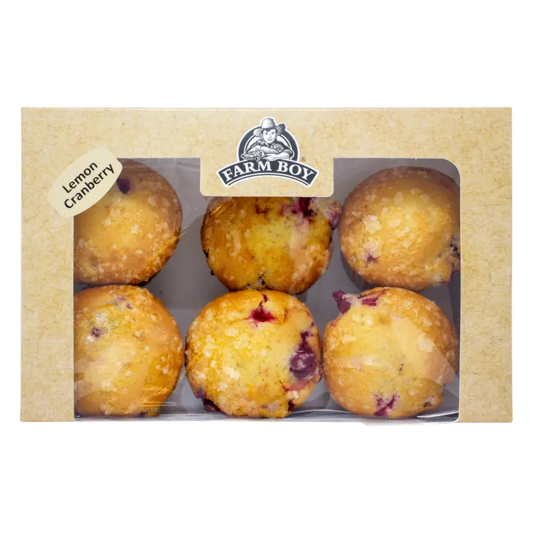 Farm Boy™ Cranberry Lemon Muffin (6 per package)