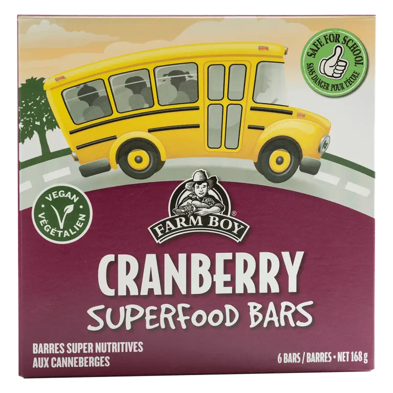 Farm Boy™ Cranberry Superfood Bars (168 g)