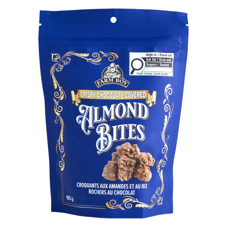 Farm Boy™ Crispy Chocolate Covered Almond Bites (165 g)