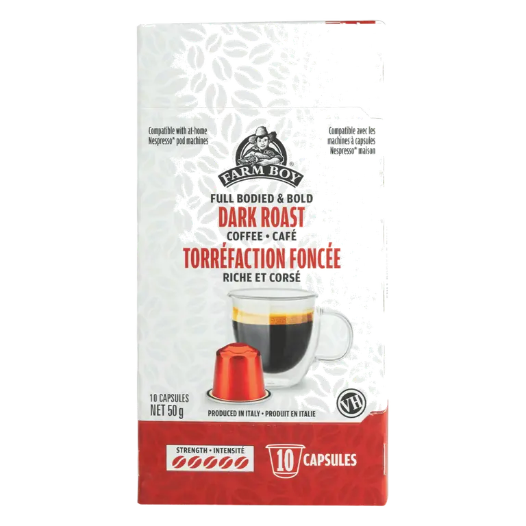 Farm Boy™ Dark Roast Nespresso Coffee Capsule (50 g)