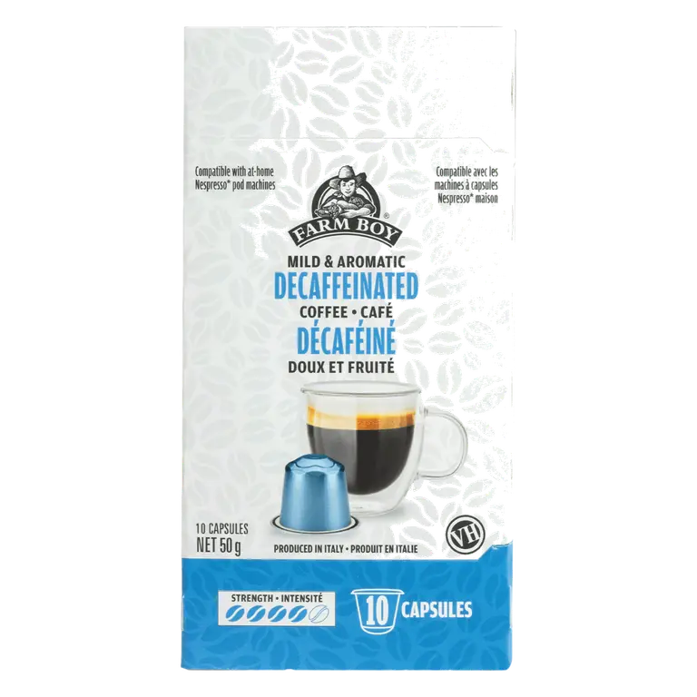 Farm Boy™ Decaffeinated Nespresso Coffee Capsule (50 g)