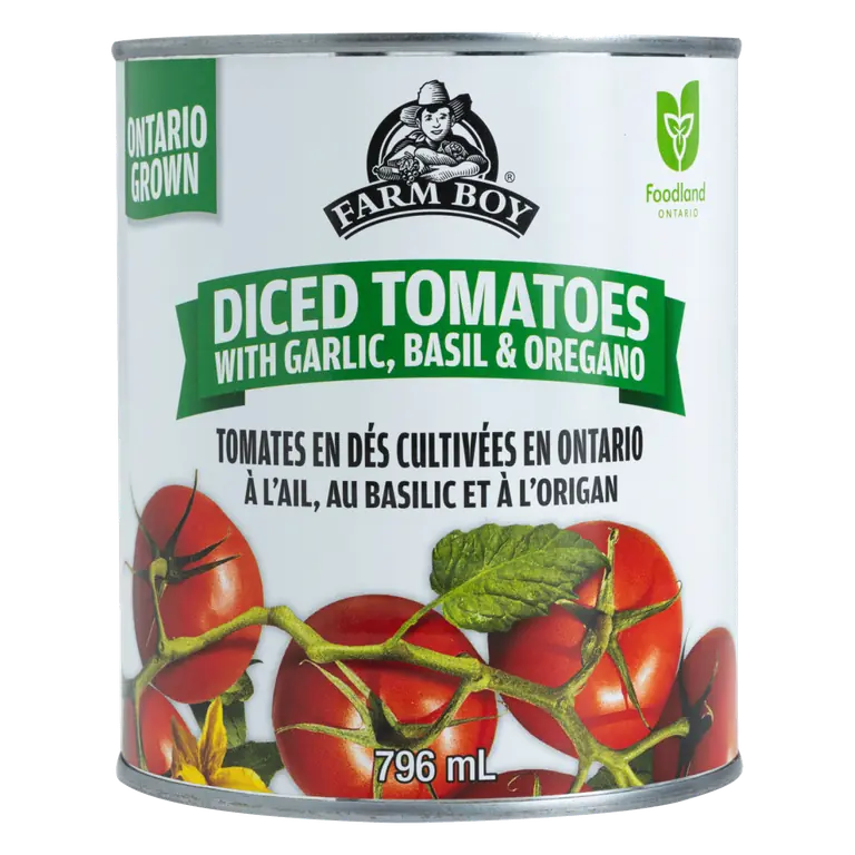 Farm Boy™ Diced with Herbs & Spices Tomatoes (796 ml)