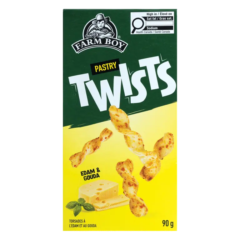 Farm Boy™ Edam & Gouda Pastry Twists (90 g)
