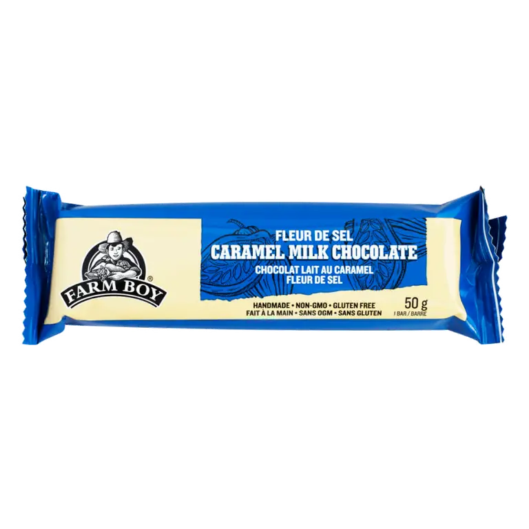 Farm Boy™ Fleur De Sel Caramel Milk Chocolate Chocolate Bar (50 g)