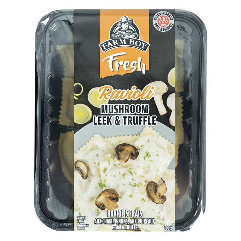 Farm Boy™ Fresh Ravioli Mushroom Leek & Truffle (300 g)