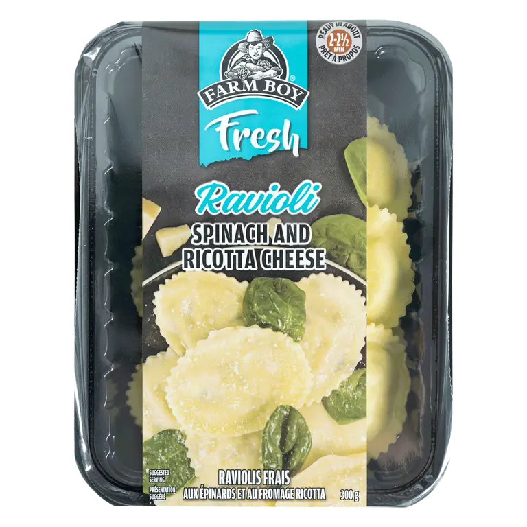 Farm Boy™ Fresh Ravioli Spinach & Ricotta (300 g)