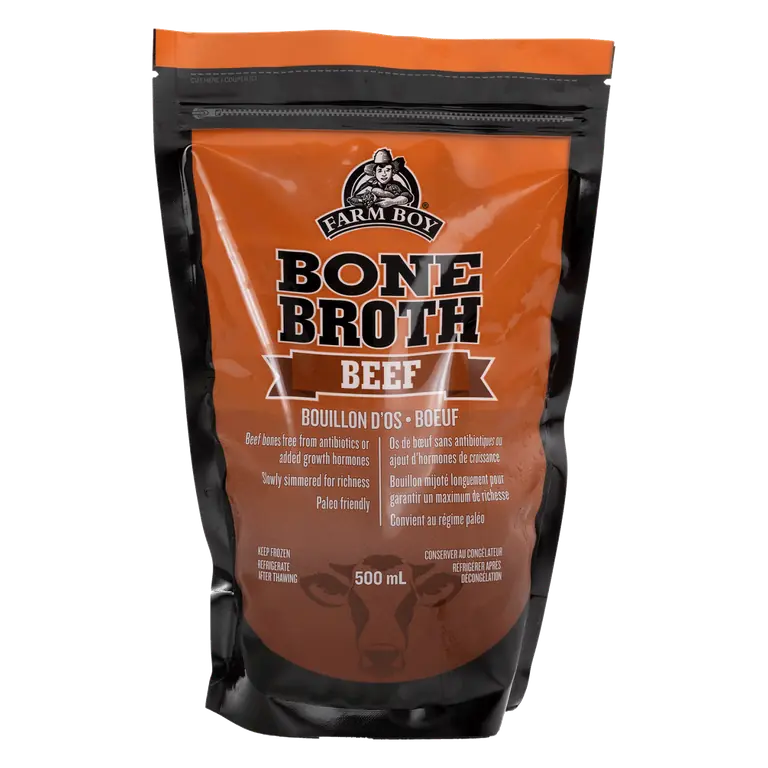 Farm Boy™ Frozen Beef Bone Broth (500 ml)