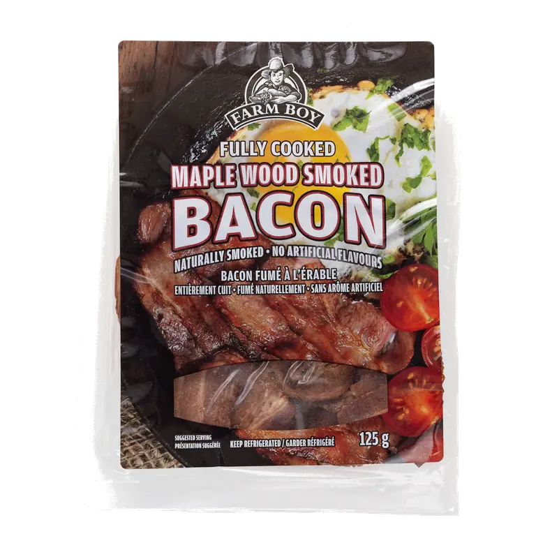 Farm Boy™ Fully Cooked Maple Wood Smoked Bacon (125 g)