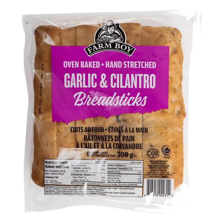 Farm Boy™ Garlic and Cilantro Breadsticks (300 g)