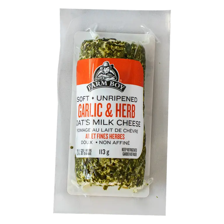 Farm Boy™ Garlic & Herb Goat’s Milk Cheese (113 g)