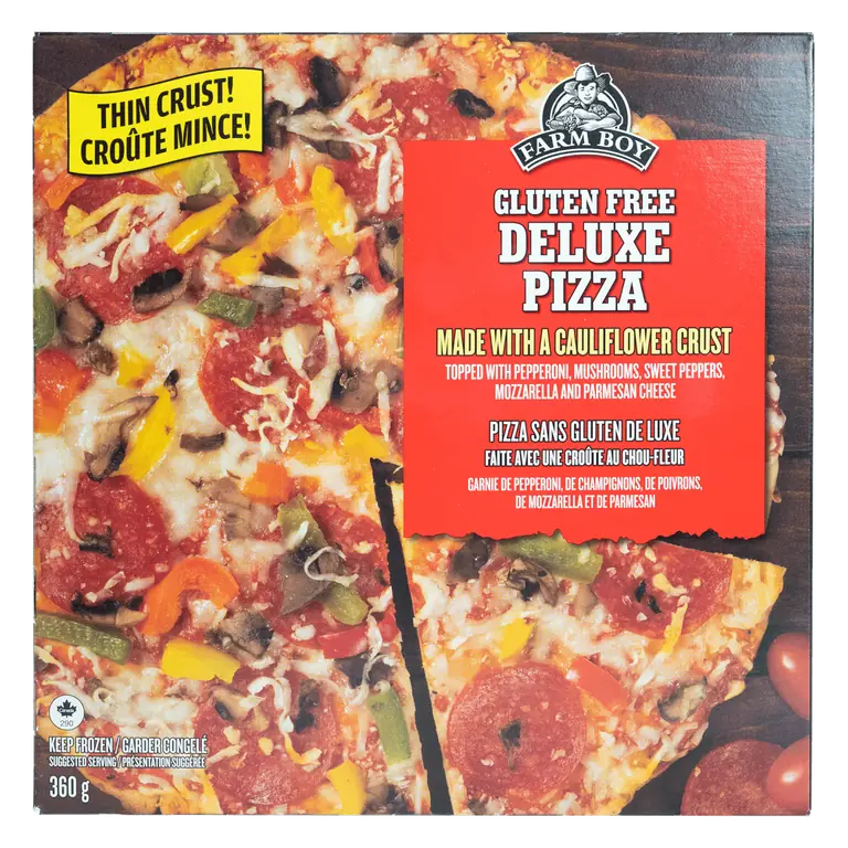 Farm Boy™ Gluten-Free Deluxe Frozen Pizza (360 g)
