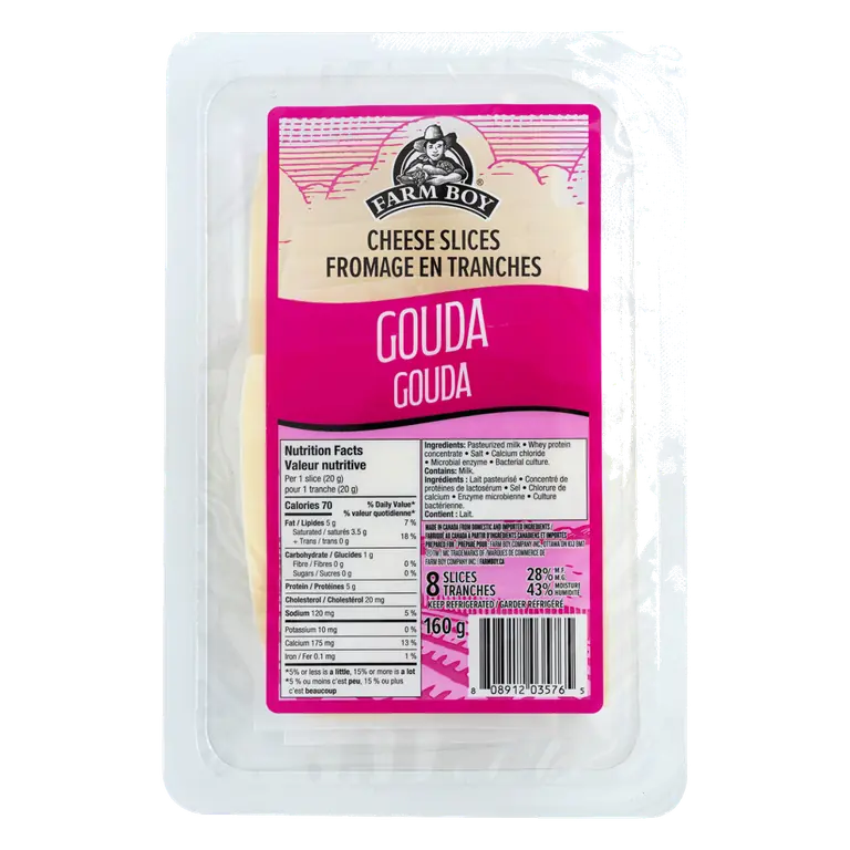 Farm Boy™ Gouda Cheese Slices (160 g)