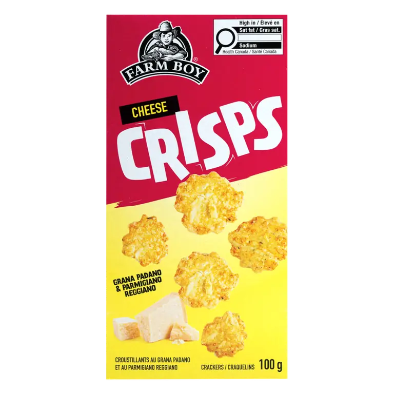 Farm Boy™ Grana Padano & Parmigiano Reggiano Cheese Crisps (100 g)