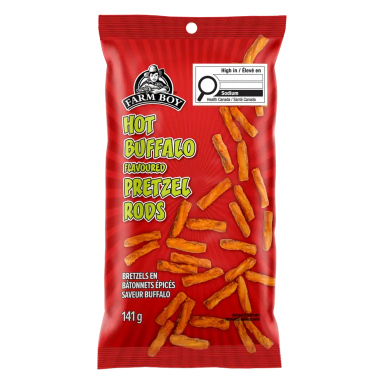 Farm Boy™ Hot Buffalo Flavored Pretzel Rods (141 g)