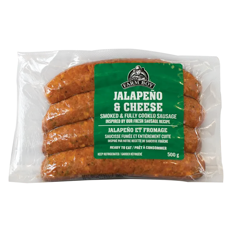 Farm Boy™ Jalapeno & Cheese Smoked Sausages (500 g)