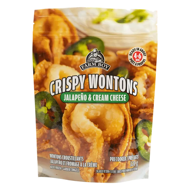 Farm Boy™ Jalapeño & Cream Cheese Crispy Wontons (320 g)