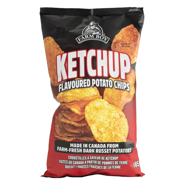 Farm Boy™ Ketchup Potato Chips (185 g)