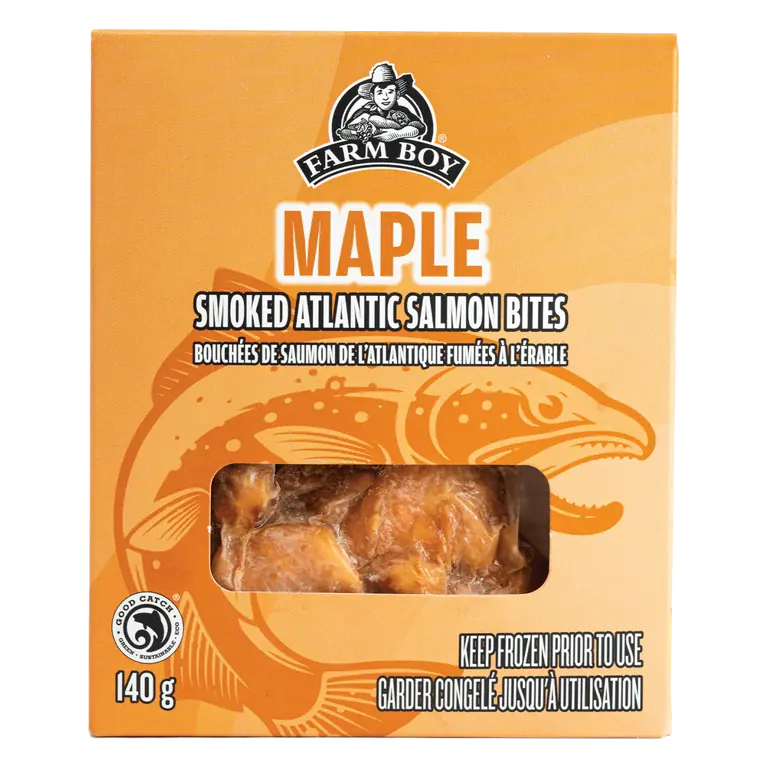 Farm Boy™ Maple Smoked Atlantic Salmon Bites (140 g)