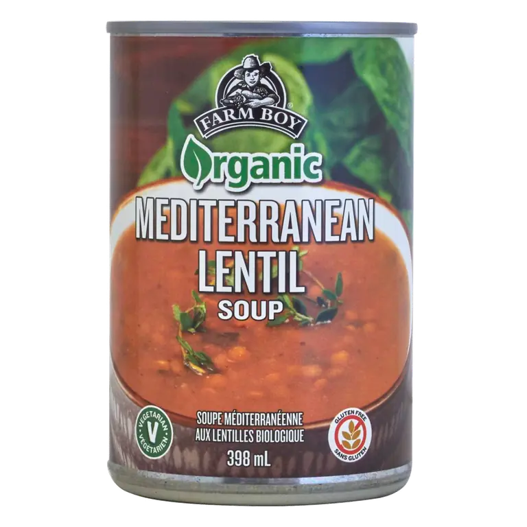Farm Boy™ Mediterranean Lentil Canned Soup (398 ml)